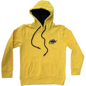 KAET - hoodie - unisex - Geel - maat - L - outdoor - sportief - trui met capuchon - zacht gevoerd