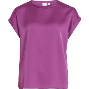 VILA VIELLETTE S/S SATIN TOP - NOOS - Maat 44