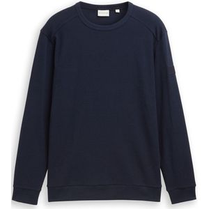 Tom Tailor Shirt met lange mouwen en wafelstructuur