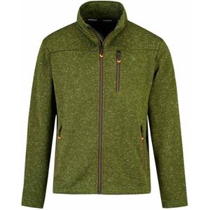 BJØRNSON Tord Gebreid Vest Heren - 4 Seizoenen - Ademend - Maat 2XL - Olijfgroen