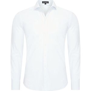 Travel Overhemd – Lange Mouw | Mi Piace – RM202010 White - White / 3XL