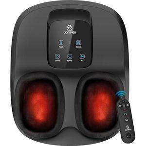 Luxe Voetmassage Apparaat – Elektrisch – Bloedsomloop – Met Infraroodverwarmtefunctie – Shiatsu – Afstandsbediening – Neoropathie