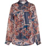 usha - Blouse qisha - Paisley - Langarm