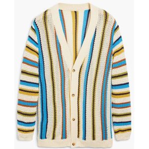 Desigual - Cardigan - Multicolor - Gebreide Trui - Met Knoopsluiting