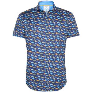 A Fish Named Fred Shirt SS fish Navy (31.066.604)