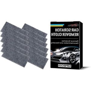 12 Stuks Nano Sparkle Cloth - Krasverwijderingsdoek en Reparatie van Lichte Kraskleuren