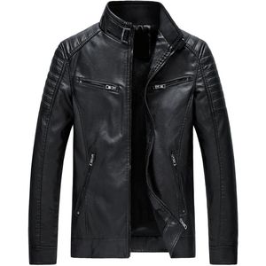 Stijlvol Lederen Jacket met Ritsen - Modern Design - Echt Leer