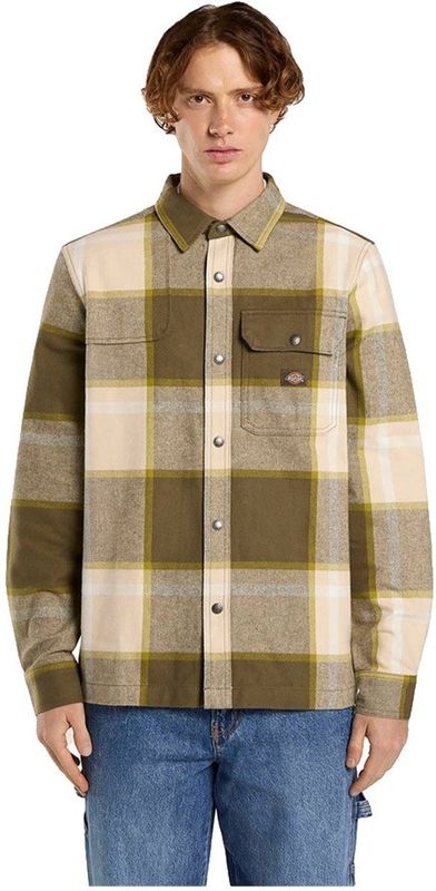 Dickies - Nimmons - Overhemd - Bruin - Lange Mouwen