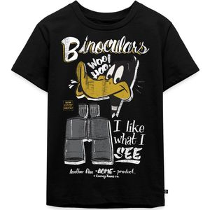 Looney Tunes Daffy Duck Binoculars Premium T Shirt Kinderen