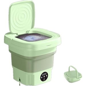 Opvouwbare draagbare mini-wasmachine 8 liter - geschikt voor huishoudelijke droging van babykleding en ondergoed