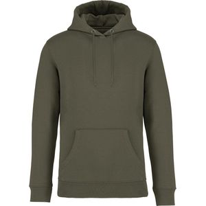 Biologische unisex hoodie met capuchon merk Native Spirit Organic Khaki - L