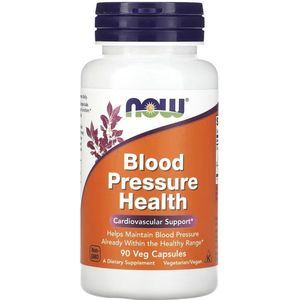 Now Foods - Bloeddruk Gezondheid - Plantaardige Capsules - 90 Stuks