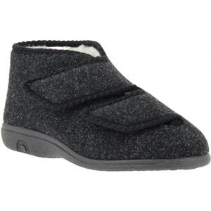 Varomed - Huisschoen Toni - Zwart - Schurwollen Voering - Unisex