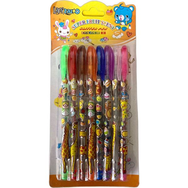 EooUooIP Glitter Gelpennen - 8 Stuks Set, 1.0 Mm Punt, Glitter Inkt Voor Kleurboeken