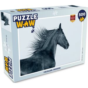 Puzzel Paard - Fries - Wind - Legpuzzel - Puzzel 500 stukjes