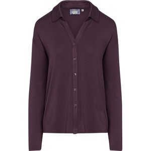 ESSENZA Kae Uni Top Lange Mouw plum wine - XXL