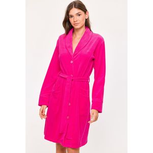 Woody Dames Badjas fuchsia - maat M