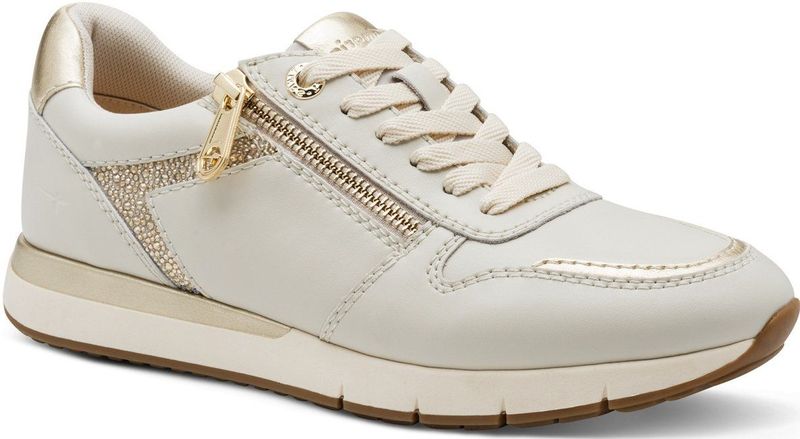Tamaris - Comfort Sneakers - Zwart - Textiel - Antishokk-Demping