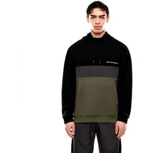 Ea7 Emporio Armani Train Athletic Colour Block Nylon Sweatshirt Met Rits