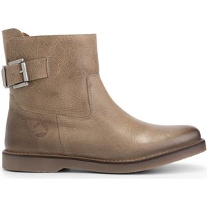 Travelin' Louargat Dames Leren Enkellaarsjes - Boots vrouwen - Taupe Leer - Maat 39