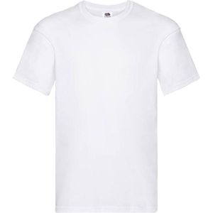 Blanco T-shirt - wit shirt - ronde hals - maat S - 1 stuk