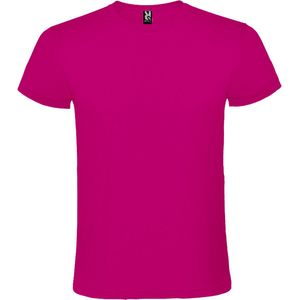 Fuchsia 5 pack t-shirts Merk Roly Atomic 150 maat 3XL