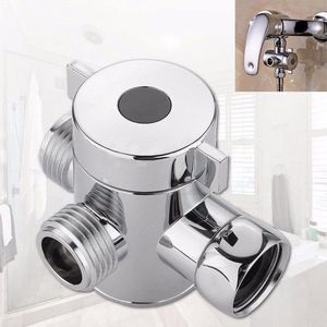 1/2 inch 3-weg connector, T-adapter douchekop shunt, badkamer verstelbare omleidingsarm gemonteerd toilet bidet klep schakelaar universeel douchesysteem component vervangend onderdeel