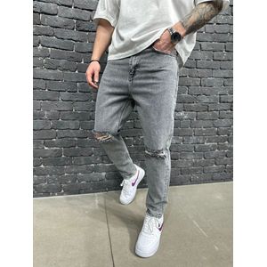 Boyfriend jeans heren Relaxed Fit Jeans |Mannen Stretchy Loose Fit jeans | Slim fit jeans |Regular Tapered Fit Jeans- W31