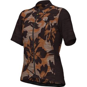 Ale Sunrise Korte Mouw Wielertrui Bruin S Vrouw