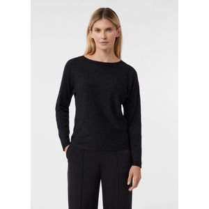 comma - Gebreide Trui - Glitter - Vleermuismouwen - Boothals