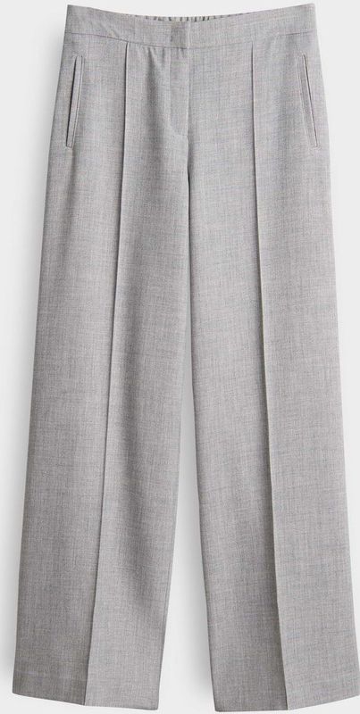 OPUS Maiga cozy dames broek grijs (Maat: 34) - Mélange