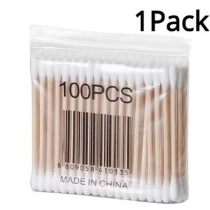 200 Stuks Wattenstaafjes – Dubbelzijdig – Make-up Verwijderen – Oorreiniging – Hygiënisch en Wegwerp