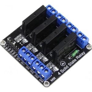 OTRONIC® Solid State Relais Module 5V | 4-kanaals (OMRON G3MB-202P) | geschikt voor Arduino