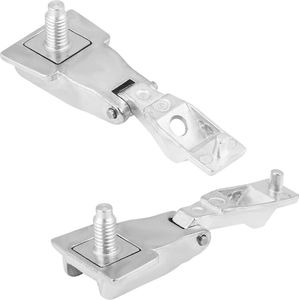 Deurgreep scharnier - buitendeurgrepen reparatieset - verchroomd metalen scharnier - autodeur OS NS - gemakkelijke installatie .