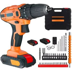 Accuboormachine 21V Vaylen - Elektrische Schroevendraaierset - 25+1 Koppelinstelling - 2 Snelheden - LED Licht - Voor Thuisgebruik