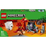 LEGO Minecraft Hinderlaag bij het Nether-portaal - 21255