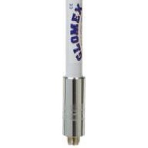 Glomex - RA110 - VHF-antenne - Wit - 50 Ohm - Voor Koopvaardijschip