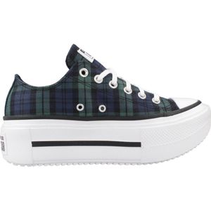 Converse - Chuck Taylor All Star Lift Double Stack - Sportschoenen - Navy/Black/Branch Out
