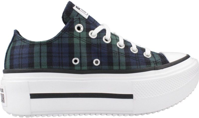Converse - Chuck Taylor All Star Lift Double Stack - Sportschoenen - Navy/Black/Branch Out