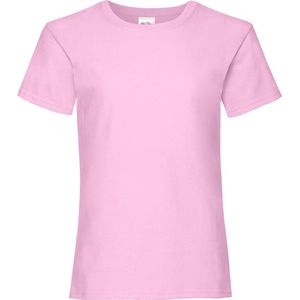 Fruit Of The Loom Meisjes Kinderen Valewewight T-shirt met korte mouwen (Licht Rose)