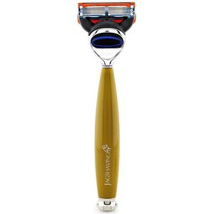 Luxe 5 Rand Compatibel Scheren Scheermes Baard en Snor Perfecte Schoon Scheer veiligheidsscheermes voor Heren (5 Blade Shaving Razor)