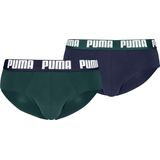 PUMA slip voor Heren, Blauw/Groen, Maat 4