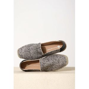 Fred De La Bretoniere Espadrille June Mano White/Black - Maat 36