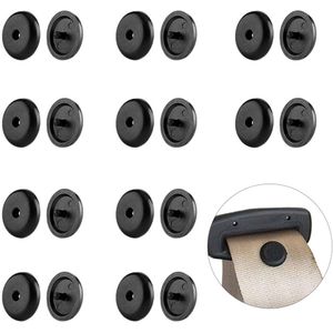 10-stuks veiligheidsgordelstoppers - Gordelsluitinghouders - Gordelstopclips - Gordelafstandhouders - Gordelstopgespen - Antislip - Autoaccessoires - Geschikt voor veiligheidsgordels, auto's - Zwart