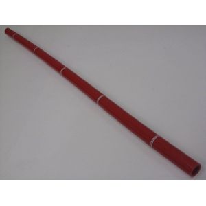 Rechte buis 1M olie / brandstof silicone-Rood-9,5
