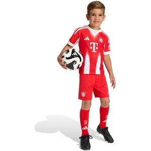 adidas - FC Bayern 25/26 - Mini Thuis Junior Set - Rood en Wit - Voetbaltenues