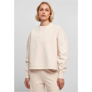 Urban Classics - Heavy Terry Garment Dye Crewneck sweater/trui - 5XL - Roze