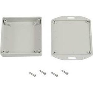 Hammond - 1551XFLGY - Universele Behuizing - Grijs - 80 x 80 x 20 mm - ABS