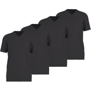 OLYMP T-shirt 4 Pack V Neck T-Shirt Verpakking van 4