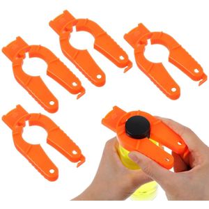 4-delige set plastic flessendopopeners, 3-in-1 waterflesopener, multifunctionele frisdrankblikopener, ringopener, geschikt voor mensen met artritis en ouderen.